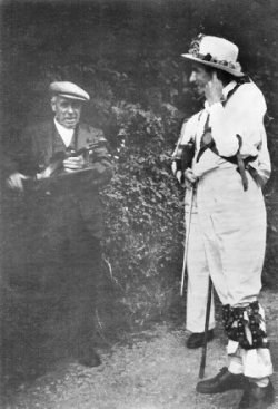 Stephen Baldwin with The Travelling Morrice, 1952