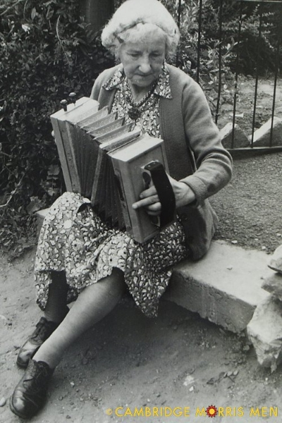 Traditional Melodeon Player, Beatrice Hill of The Forest of Dean